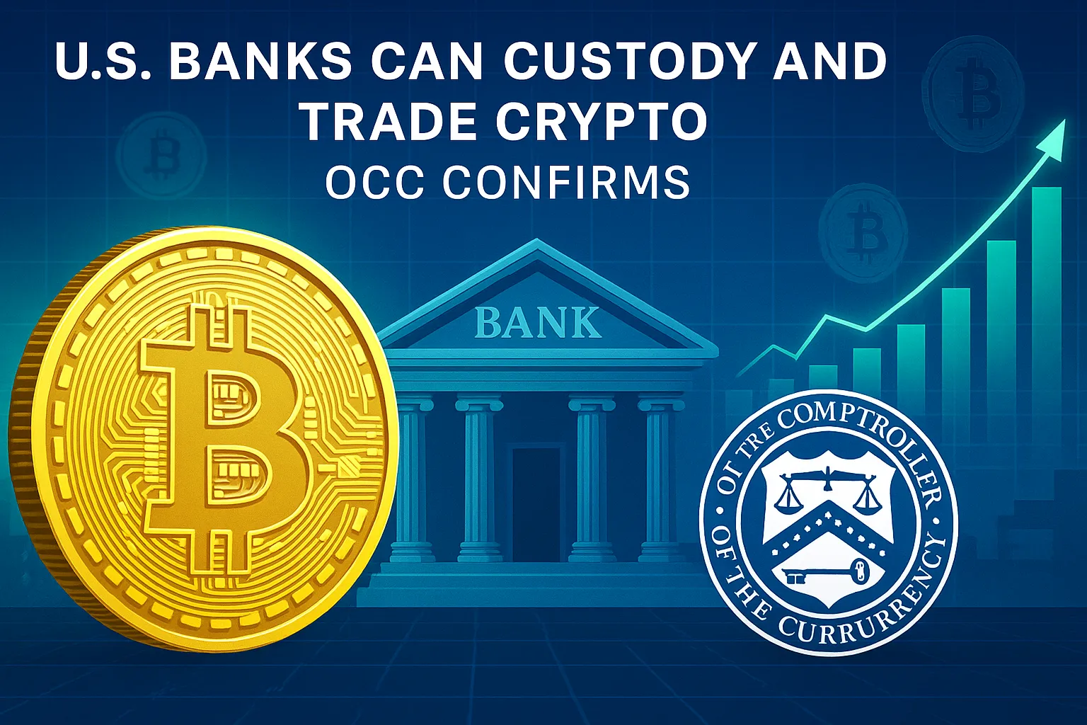 OCC Greenlights Crypto Custody and Trading for US Banks